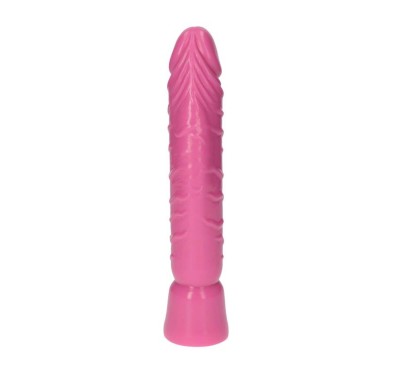 Realistyczny różowy penis w spiralne żyły 10,5cm